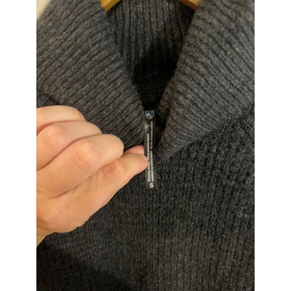 Kuhl Grey Sienna Long Sleeved Waffle Print Turtleneck Sweater - Picture 11 of 13